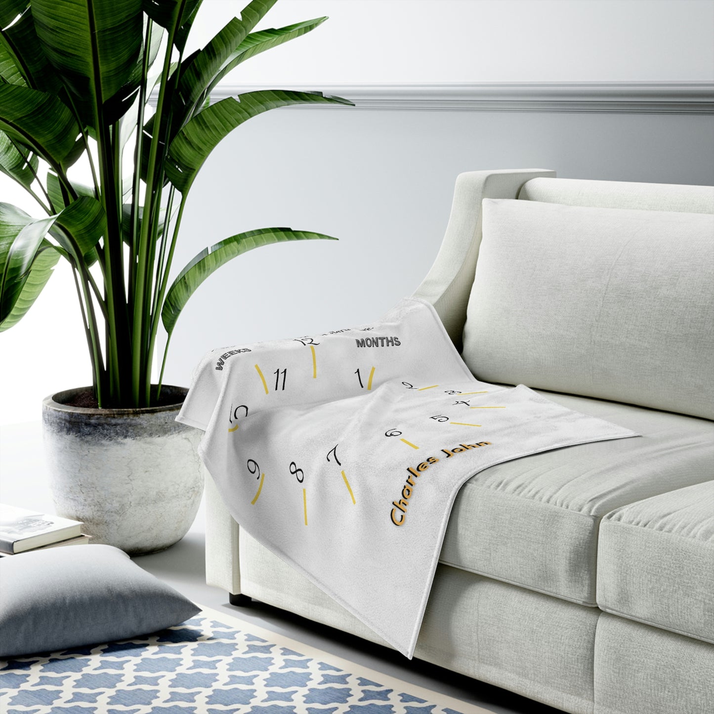 Journey Around the Sun Velveteen Plush Blanket