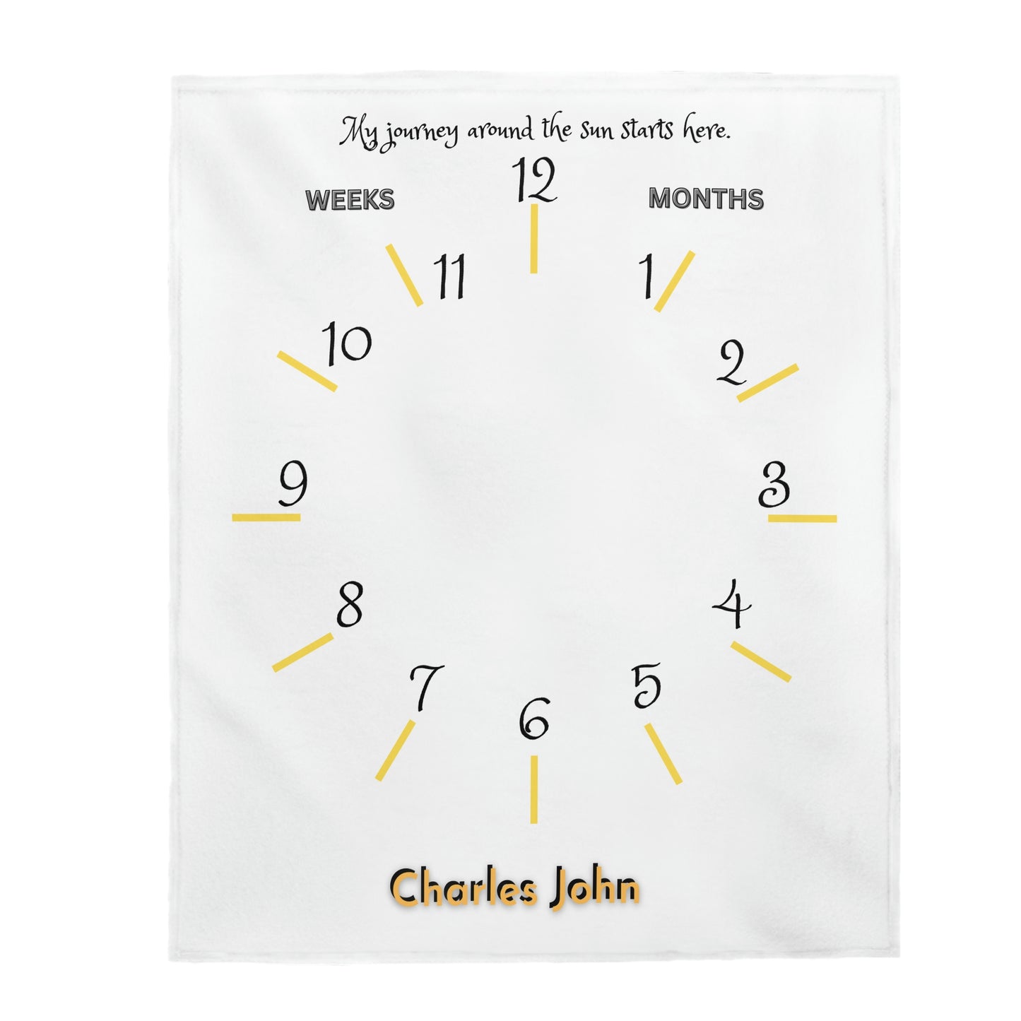 Journey Around the Sun Velveteen Plush Blanket