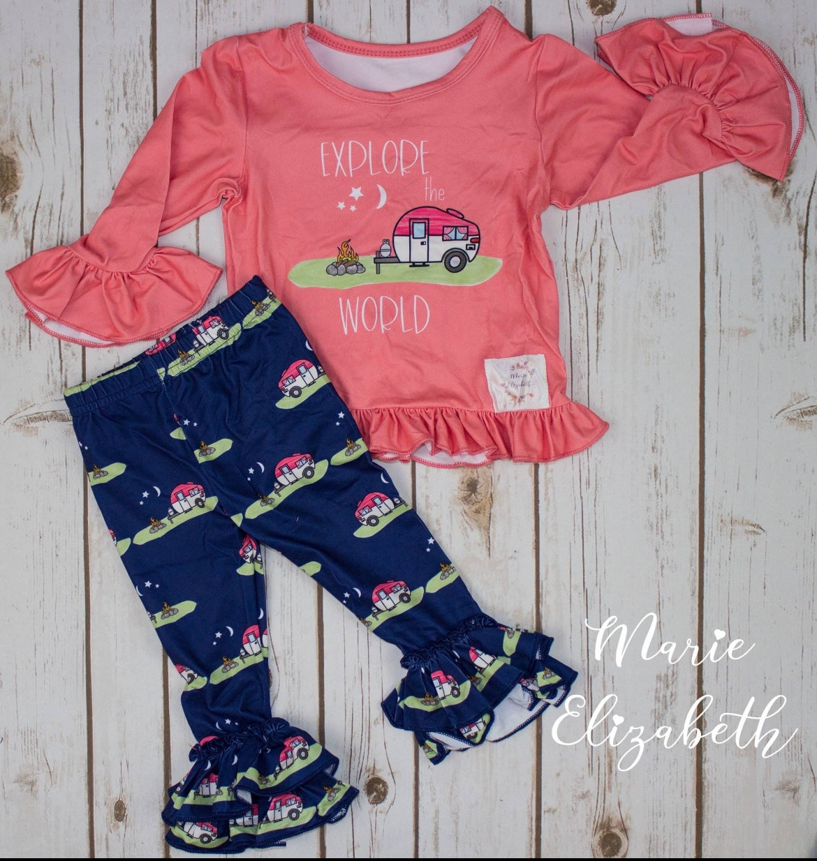 Vintage Camper- Girls Set