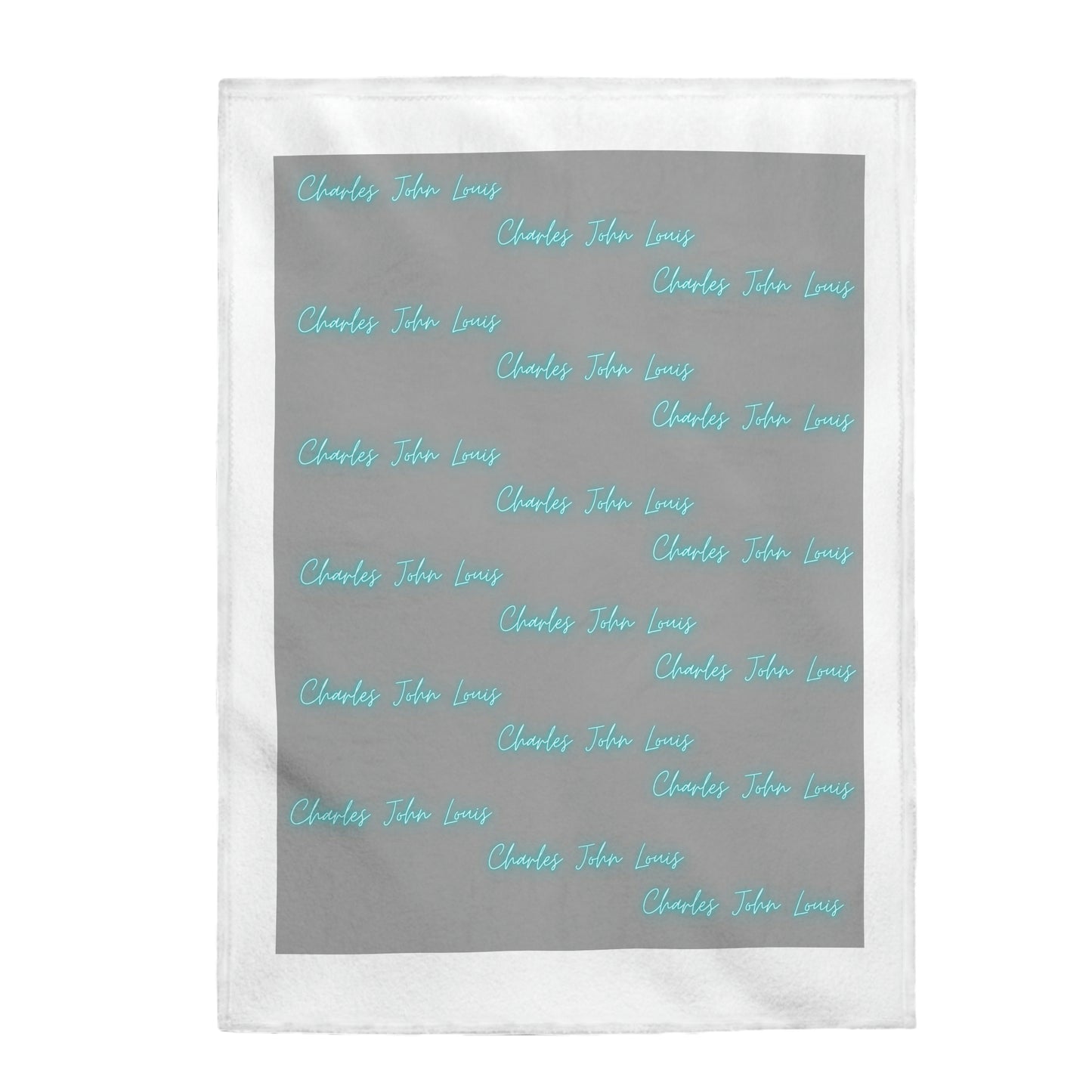 Named Velveteen Plush Blanket