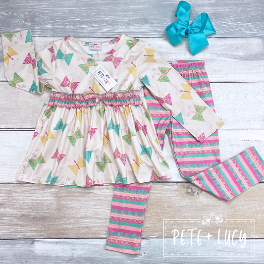 Fly Like a Butterfly Pant Set