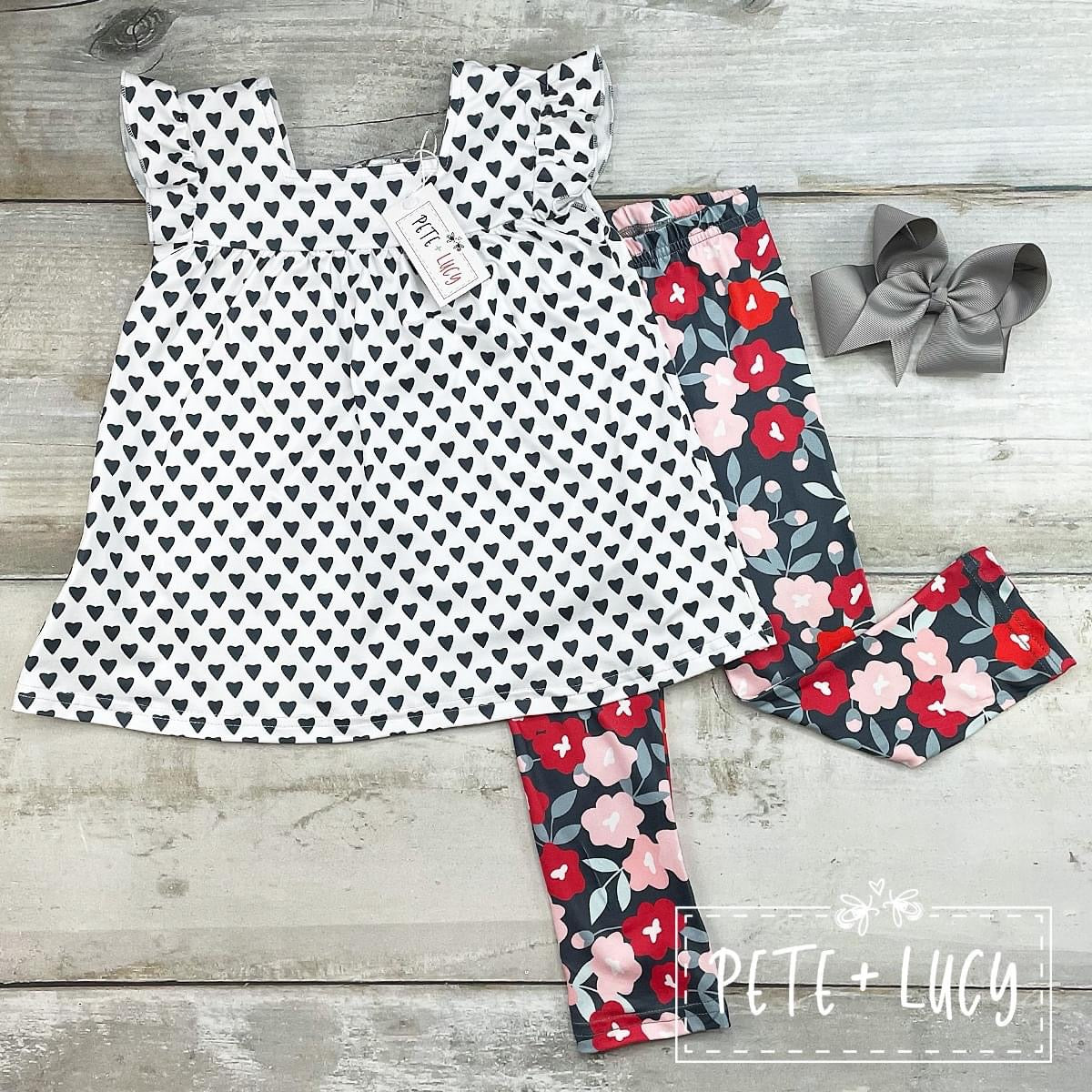 I Love Poppies Pants Set