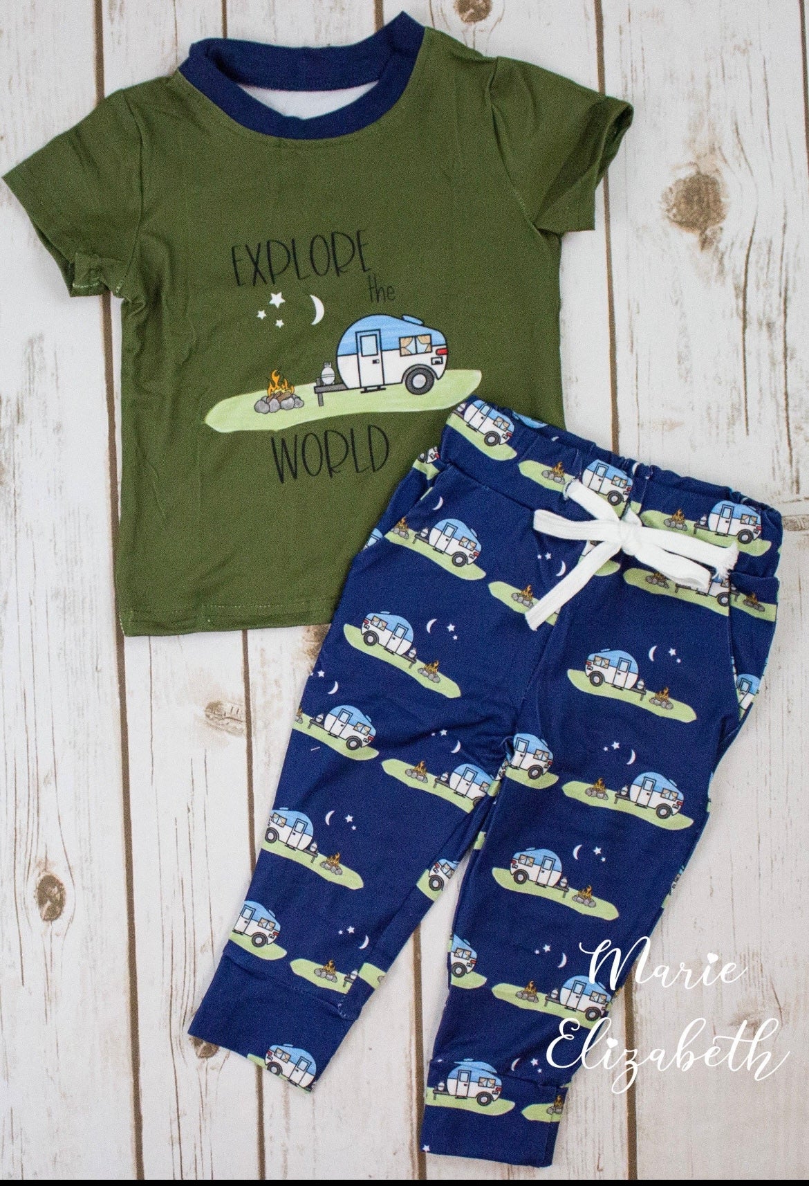 Vintage Camper- Boys Set
