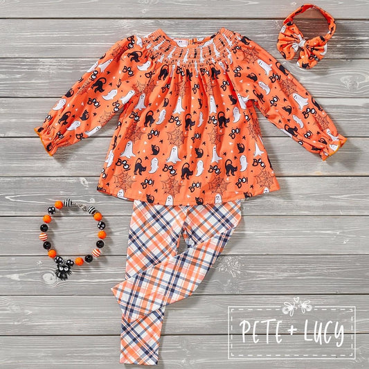 Boo-tastic preorder: Girls 2 piece long sleeve